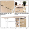 Folding Computer Laptop Desk Wheeled Home Office Furniture