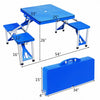 Outdoor Folding Camping Table and Bench Set