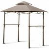 8' x 5' Outdoor Barbecue Grill Gazebo Canopy Tent BBQ Shelter