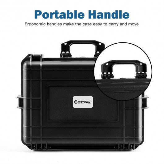 Weatherproof Shockproof Camera Lens Box w/ Customizable Foam