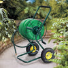 Garden Steel Frame Wheeled Hose Reel Cart