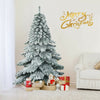 6Ft Snow Flocked Artificial PVC Christmas Tree