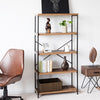 Multipurpose Open Bookcase Industrial Rack Storage Shelf