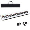 BX-II 88-key Portable Weighted Digital Piano with Bluetooth & MP3-White