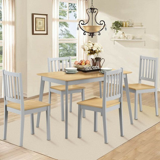 5 Piece Mid Century Modern Dining Table Set