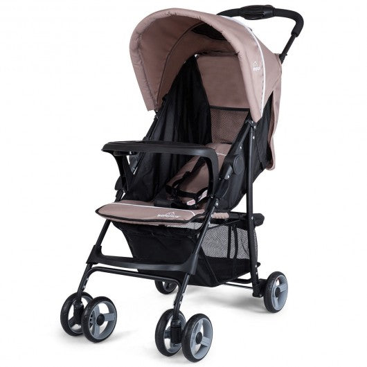 5-Point Safety System Foldable Lightweight Baby Stroller