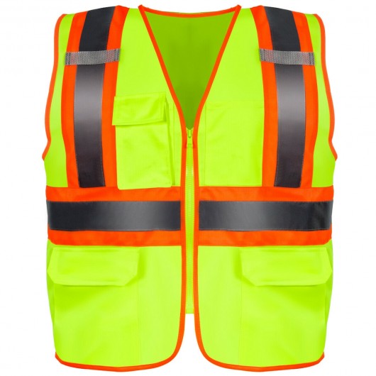 High Visibility Safety Vest w/ Pockets
