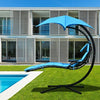 Hanging Stand Chaise Lounger Swing Chair w/ Pillow