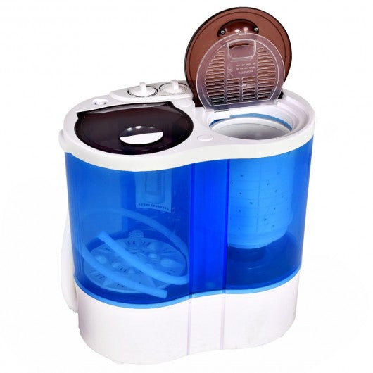 Portable Compact Twin Tub Mini Washing Machine