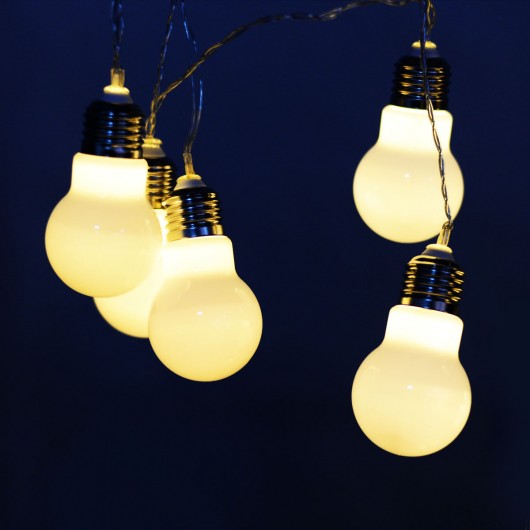 Christmas LED String Ball Lights Xmas Wedding Party Decor Fairy Lamp Warm White