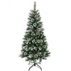 5 ft Snow Flocked Artificial Christmas Hinged Tree