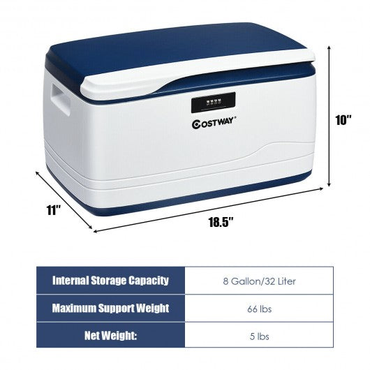 8-Gallon Stackable Locking Storage Container