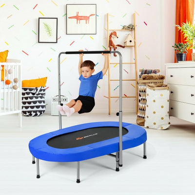 Foldable Double Mini Kids Fitness Rebounder Trampoline