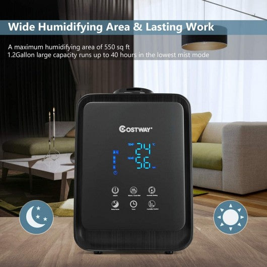 4.5L Ultrasonic Cool Warm Humidifier with Remote Control