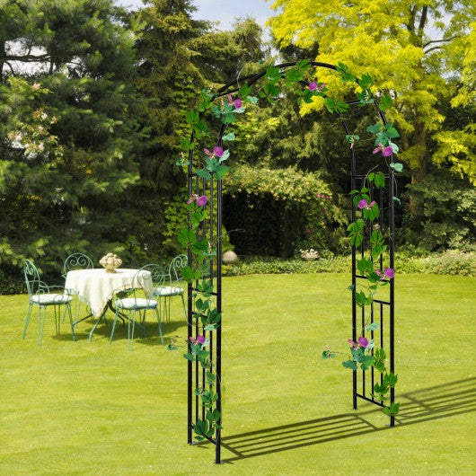 7.2Ft Garden Decoration Climbing Plants Arch Steel Arbor