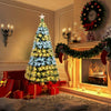 7Ft Double-color Lights Fiber Optic Christmas Tree