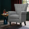 Modern Accent Tufted Upholstered Single Sofa-Gray