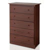 5-Drawer Dresser with Smooth Slide Rail