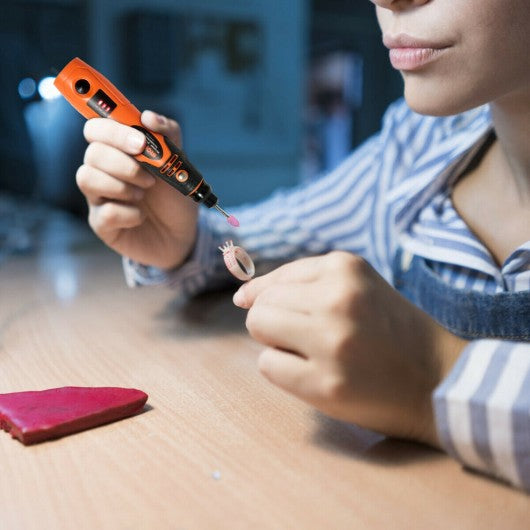 Cordless Rotary Tool Kit Lithium-Ion Battery Powered 3 Speed