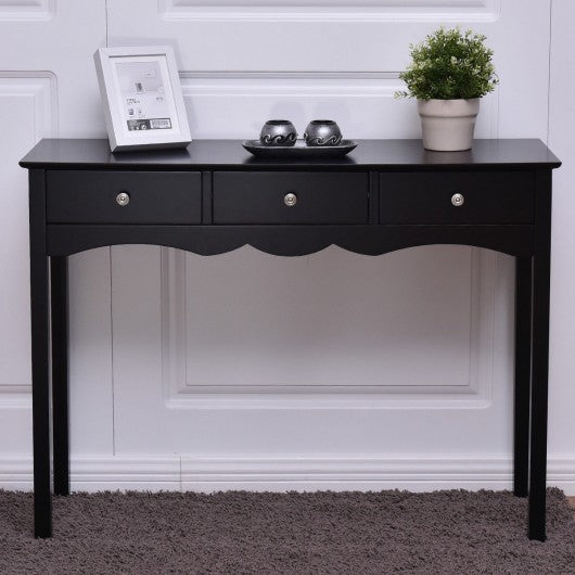 Hall table Side Table w/ 3 Drawers