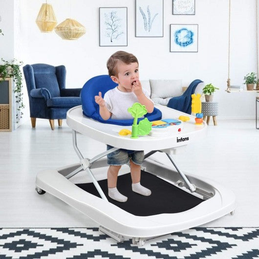 3 in 1 Foldable Baby Walker-Navy