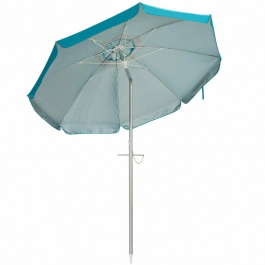 6.5FT Sun Shade Patio Beach Umbrella with Carry Bag