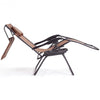 Folding Recliner Lounge Chair with Shade Canopy Cup Holder
