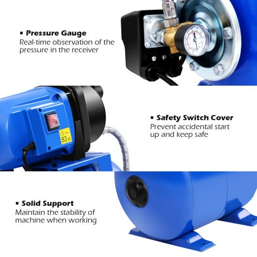 1200 W Garden Water Pump Shallow Well Pressurized Irrigation