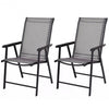 Set of 2 Outdoor Patio Folding Chairs