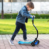 Folding Kids C Shape Anti-Collision Adjustable Kick Scooter -Blue