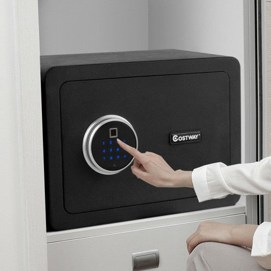  Fingerprint Safe Box Security Box with LED Light