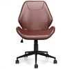 Office Home Leisure Mid-back Upholstered Rolling Chair