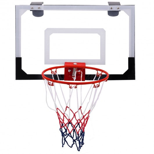 Over-The-Door Mini Basketball Hoop Includes Basketball & Hand Pump