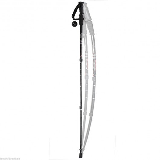 Pair 2 65-135 cm Trekking Alpenstock Anti-shock Sticks