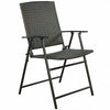 Set of 4 Rattan Folding Chair