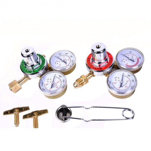 Gas Welding Cutting Kit Oxy Acetylene Oxygen Torch Brazing Fits VICTOR W/Hose