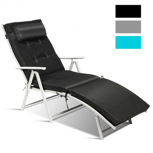 Outdoor Lightweight Folding Chaise Lounge Chair