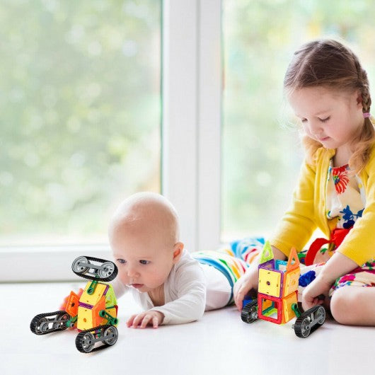 51 Pcs Magnetic Tiles Building Blocks Set 