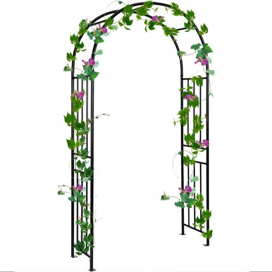 7.2Ft Garden Decoration Climbing Plants Arch Steel Arbor