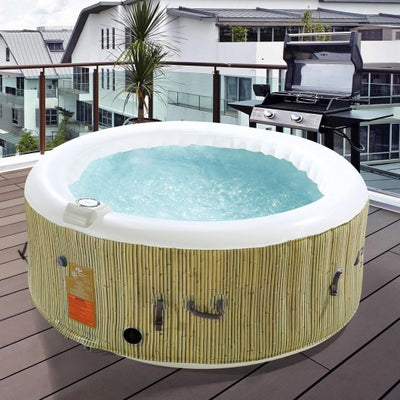 4 Persons Portable Heated Bubble Massage Spa