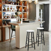 Set of 2 Pub Bistro  Dining Height Bar Stool-White