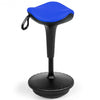 Adjustable Swivel Sitting Balance Wobble Stool Standing Desk Chair