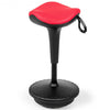 Adjustable Swivel Sitting Balance Wobble Stool Standing Desk Chair