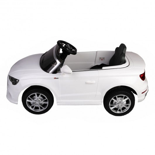 12 V Audi A3 Kids Ride on Car with RC + LED Light + Music