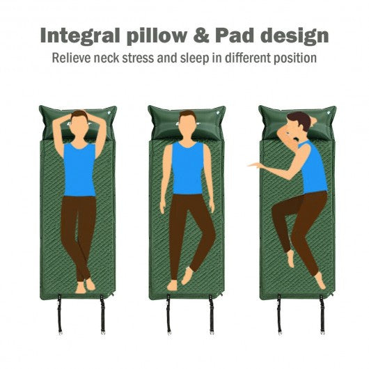Self Inflating Sleeping Comfortable Foam Camping Pad
