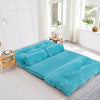 6 Position Adjustable Sleeper Lounge Couch with 2 Pillows