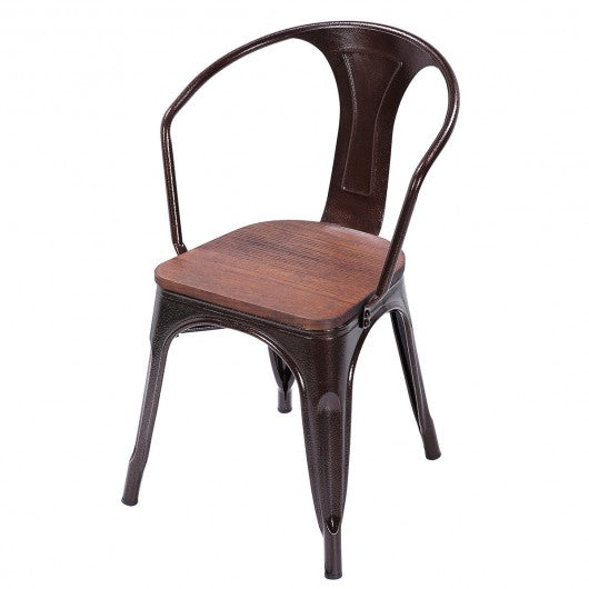 Set of 2 Tolix Style Armchair