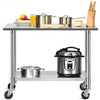 NSF Stainless Steel Commercial Kitchen Prep & Work Table