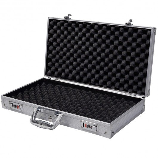 Aluminum Framed Locking Gun Pistol Handgun Lock Box