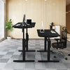 Height Adjustable Standing Desk with Crank Handle